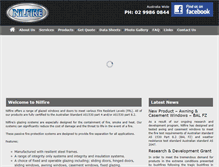 Tablet Screenshot of nilfire.com.au